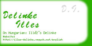 delinke illes business card